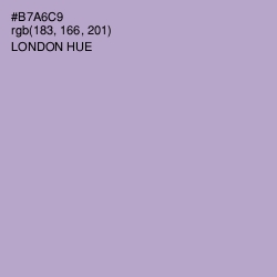 #B7A6C9 - London Hue Color Image